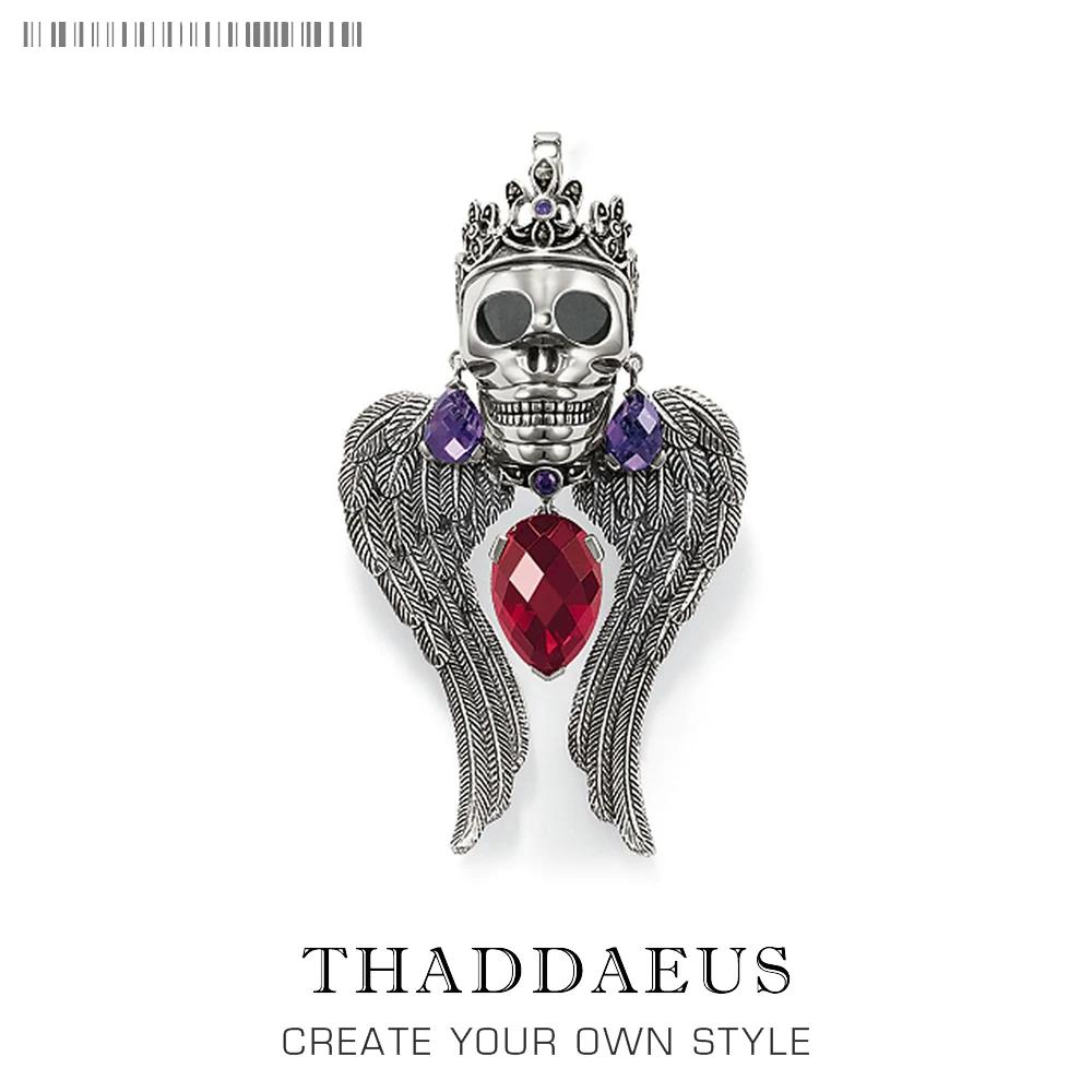 

Pendant Skull King,2020 New 925 Sterling Silver Fashion Jewelry Europe Style Bijoux Necklace Accessories Gift For Woman & Men