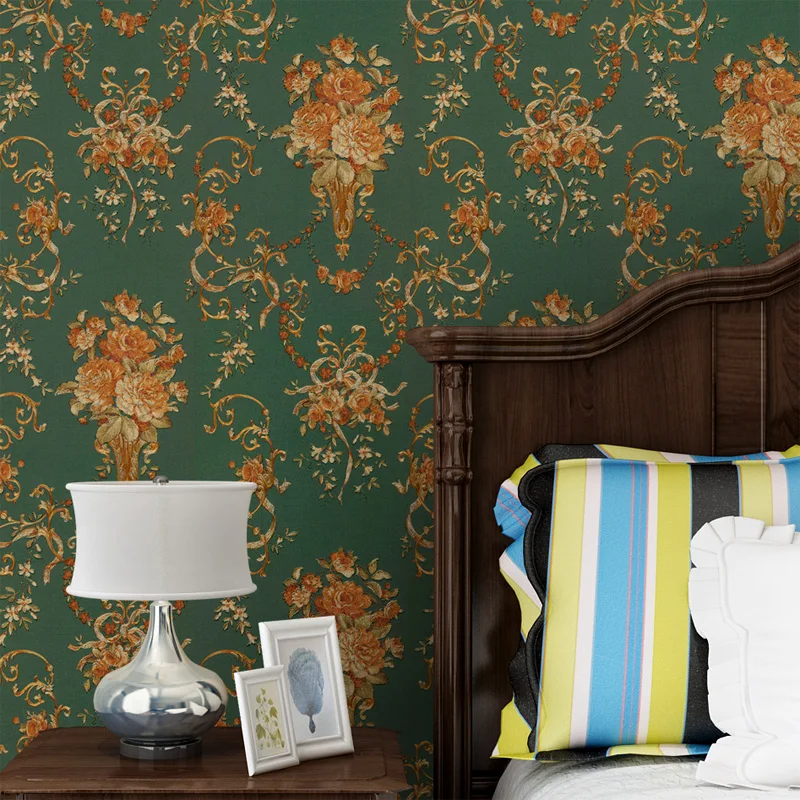 

beibehang mural Rose flower gold foil wallpaper gold embossed background wall wallpaper roll classic flower wall papers floral