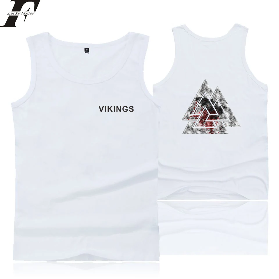 Майка VIKINGS Мужская/женская уличная одежда модный топ без рукавов для фитнеса и
