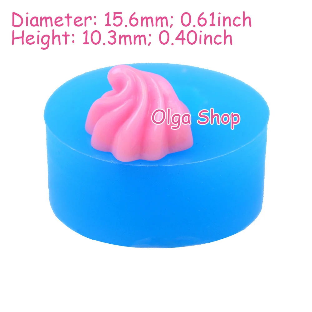 Бесплатная доставка 14мм взбитыми сливками глазурь прессформы силиконовые