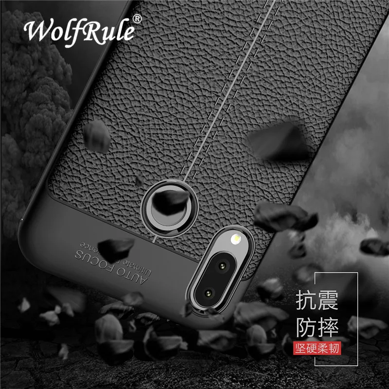 

WolfRule Case ASUS Zenfone Max M1 ZB555KL Cover Shockproof Luxury Leather TPU Case For ASUS Zenfone Max M1 ZB555KL Phone Funda