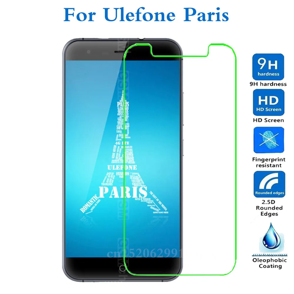 2 шт. закаленное стекло для экрана Ulefone Paris прозрачная закаленная пленка защитный