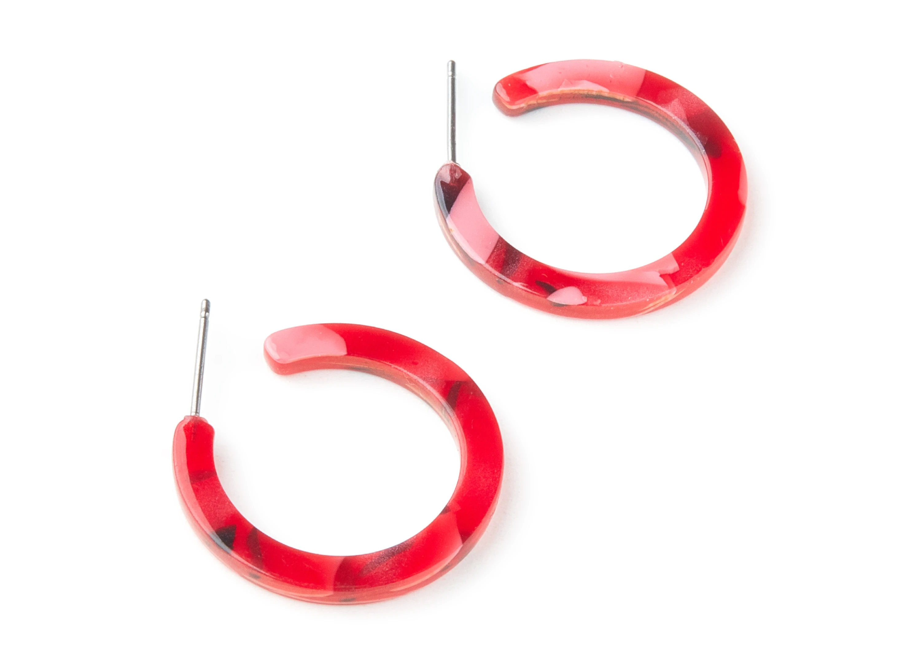 Ацетатные подвески для сережек гвоздики в виде янтарной черепахи 6 шт./лот 25 4x25 4x2