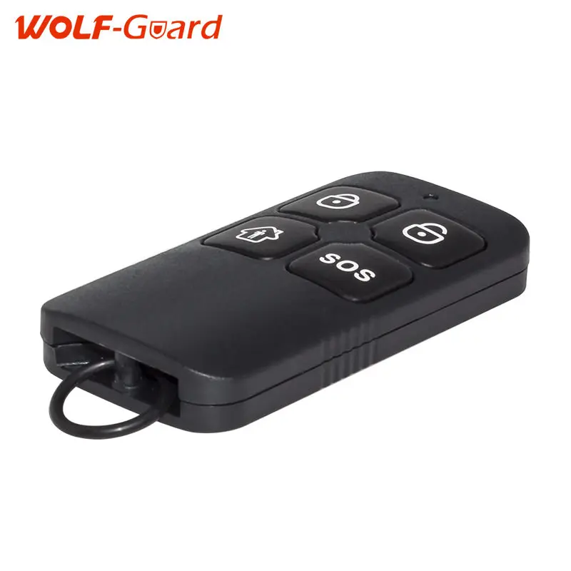 Wolf-Guard 433MHZ Black Color Waterproof Wireless Remote Controller for Alarm System Host | Безопасность и защита