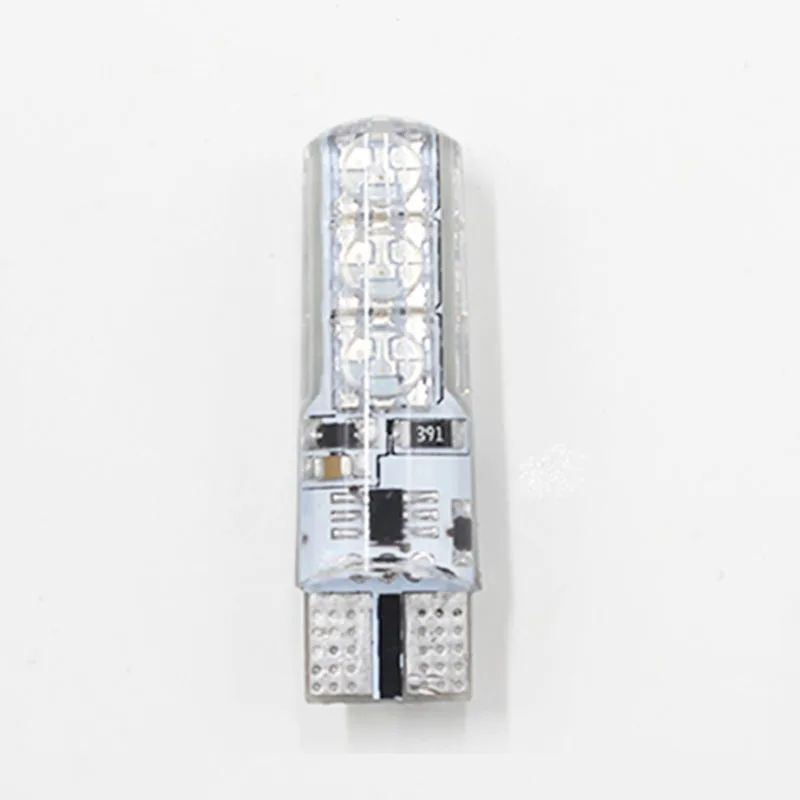 100 компл. Canbus T10 RGB светильник 6 SMD 194 W5W цветной светодиодный Лампа для салона