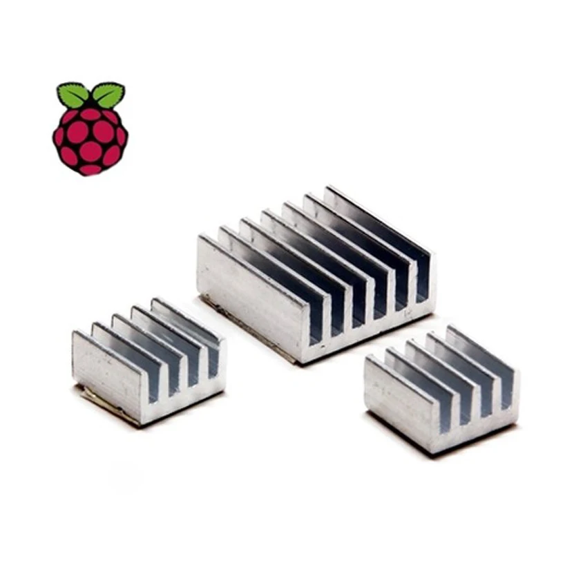 3/комплект Алюминий радиатор Медь сделано рассеивать тепло для комплект Raspberry Pi 3