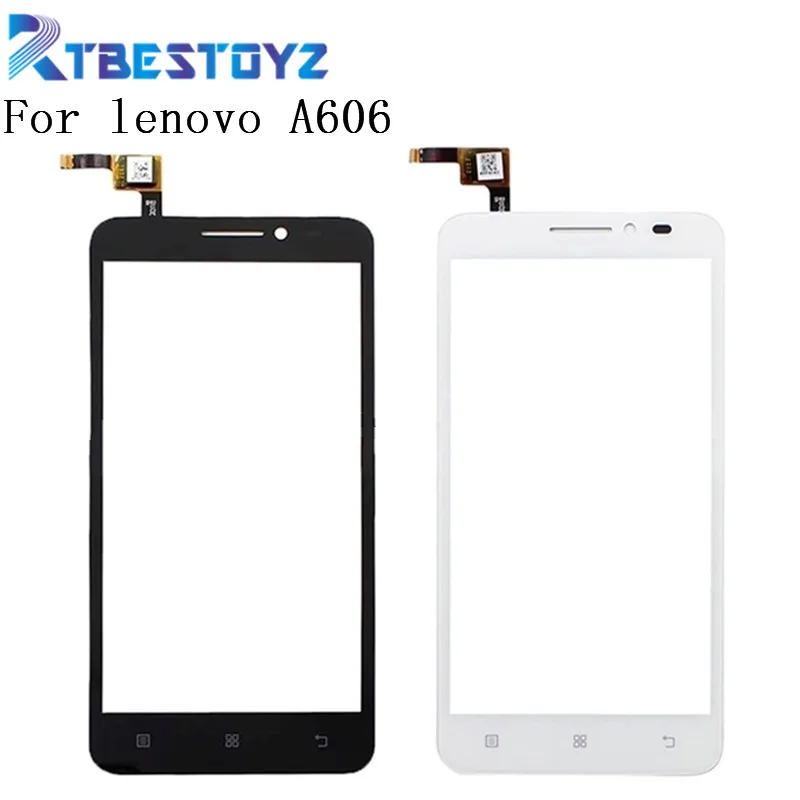 RTBESTOYZ сенсорный экран для Lenovo A606 A 606 дигитайзер панель передняя стеклянная линза