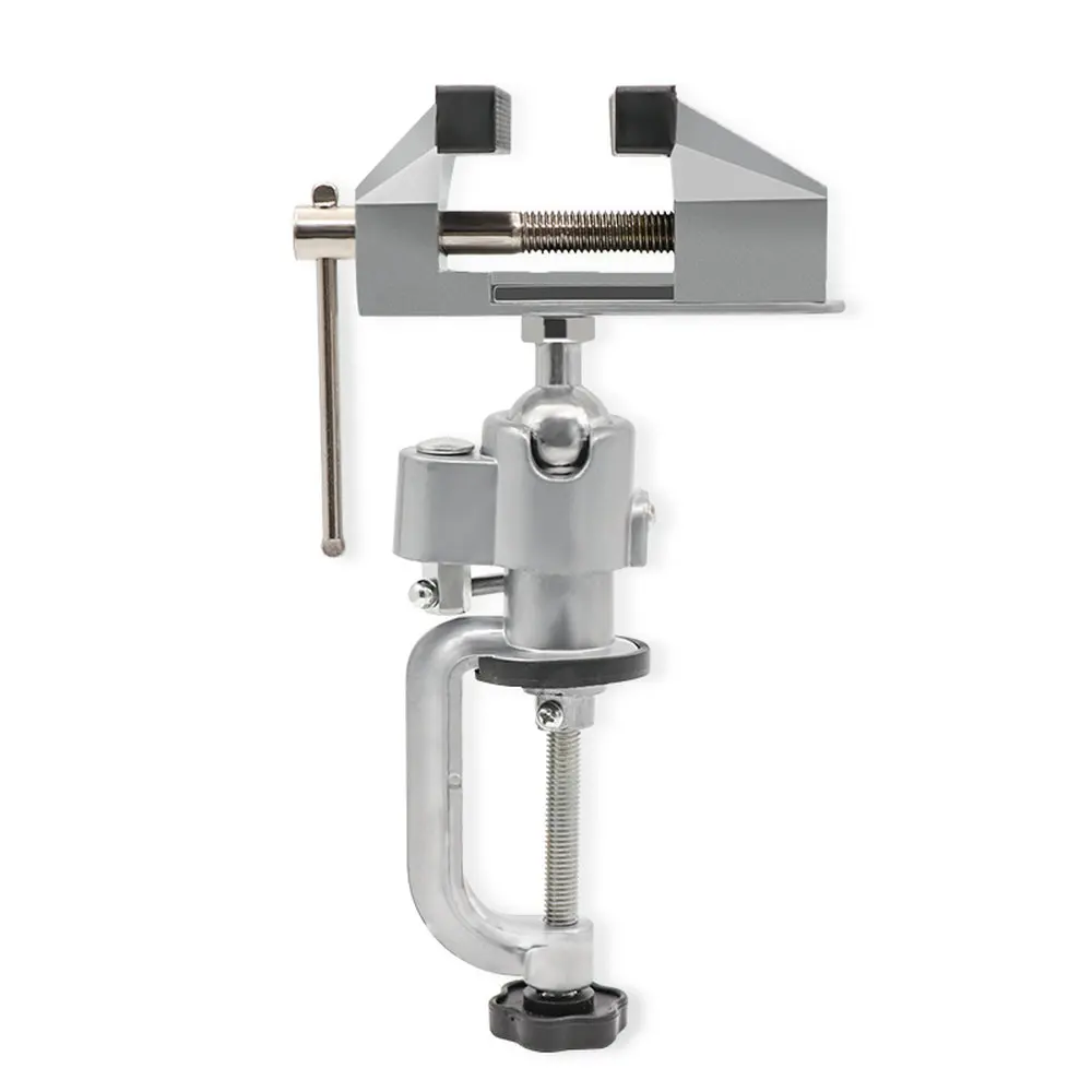 2 in 1 Table Vise Bench Vice Die-cast Aluminium Alloy 360 Degree Rotating Universal Multinational Mini Precise Clamp | Инструменты