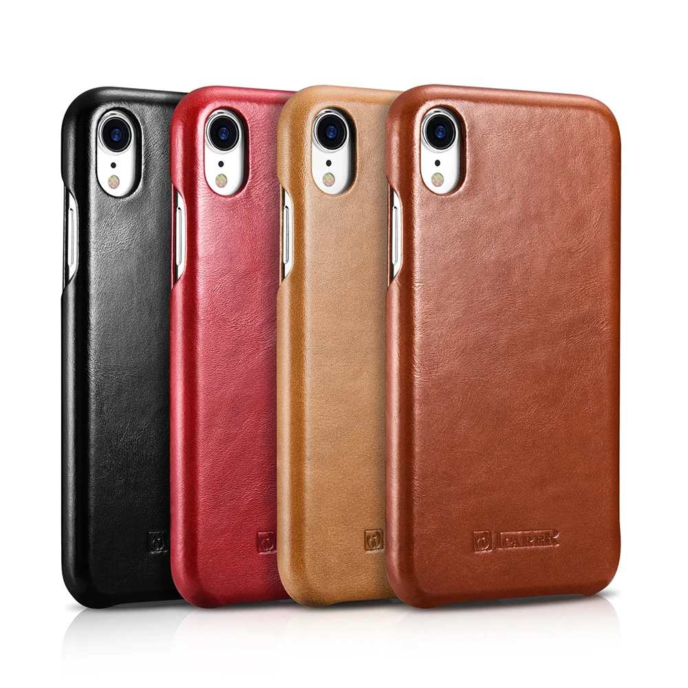 Icarer бренд для iPhone XR чехол из натуральной кожи чехол для телефона s для iPhone XR чехол изогнутый край винтажная Магнитная Застежка чехол-книжка