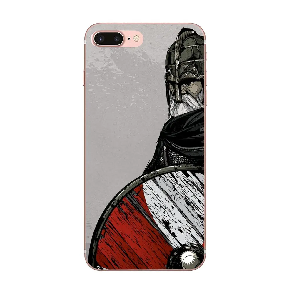 Силиконовый чехол Vikings Serie 4 для Samsung Galaxy Note 5 8 9 S3 S4 S5 S6 S7 S8 S9 S10 mini Edge Plus Lite Diy рисунок