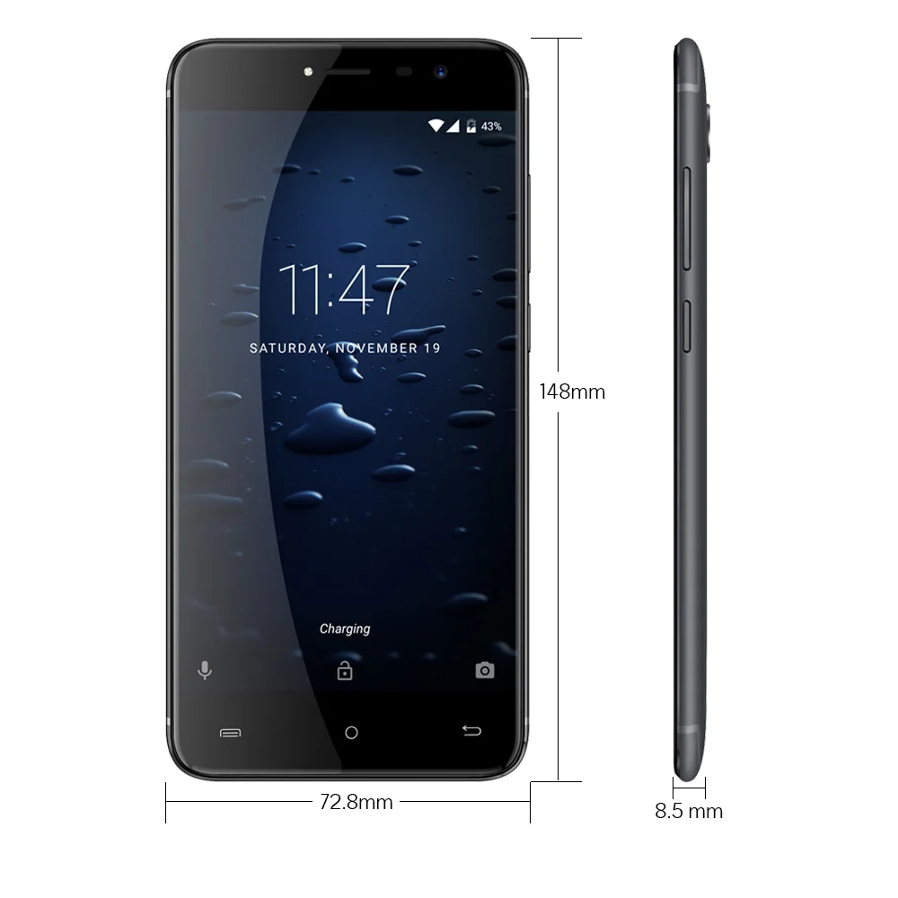 Смартфон Cubot Note Plus MT6737T четырехъядерный процессор type C Android 7 0 мобильный телефон 5 2