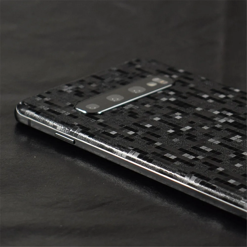 Защитная пленка на заднюю крышку для Samsung Galaxy S10 S9 S8 Plus Note 9 8 углеродное волокно