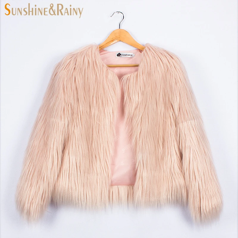 Ins Stylish Fur Jackets For Girls Spring Fall Kids And Coats Waterfall Baby Girl Faux Coat Children Outerwear 2-10Y | Детская одежда и