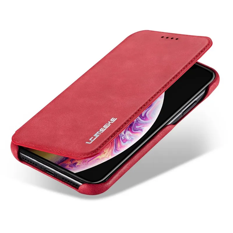 HG кожаный чехол для Iphone XR чехол для телефона протектор Магнитный чехол Hoesje Coque для Iphone XR раскладной чехол