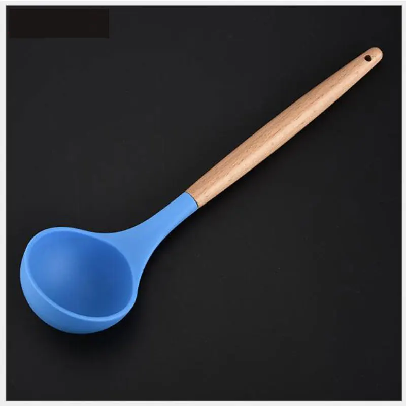 Набор кухонной утвари из силикона и дерева 6 шт./компл.|Наборы кухонных