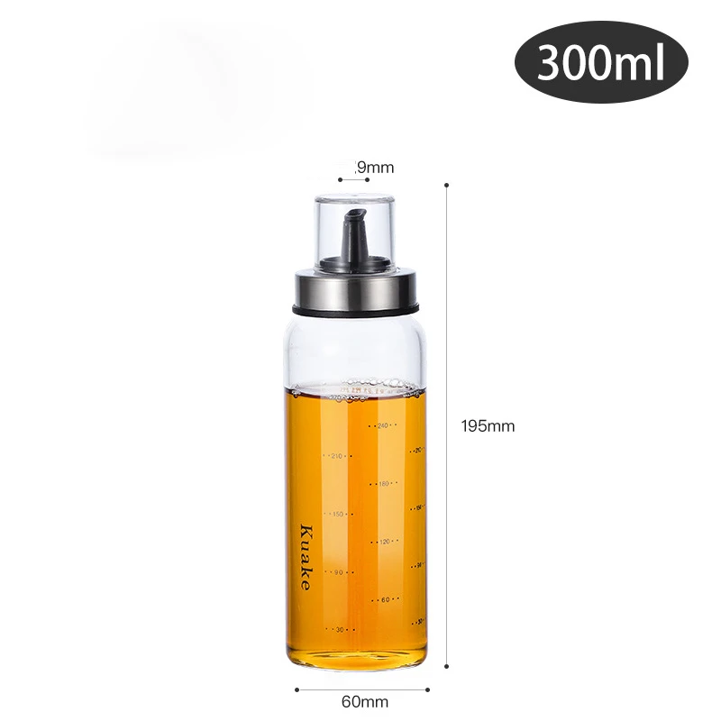 style2 300ml Бутылка для оливкового масла без капельного стекла Распылитель для масла оливковое масло уксус Диспенсер для соусов бутылка для приготовления приправ кухонный гаджет - Цвет: style2 300ml