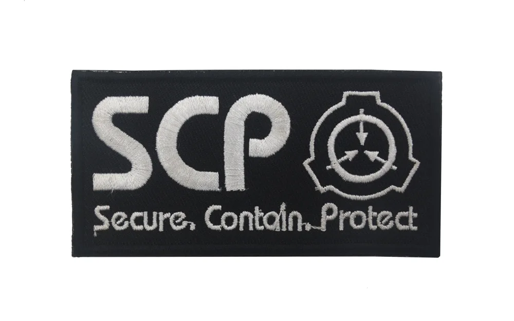 SCP 3 Специальные процедуры удержания основа безопасный содержит защиты SCP патчи значки аппликации SCP патч для куртки мешок джинсы - Цвет: SCP 3