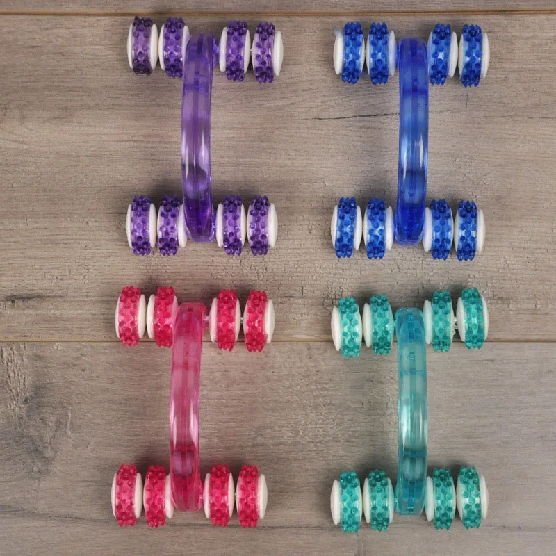 Массажер на восьми колесах для фитнеса и тела массажное колесо с арокой лунного