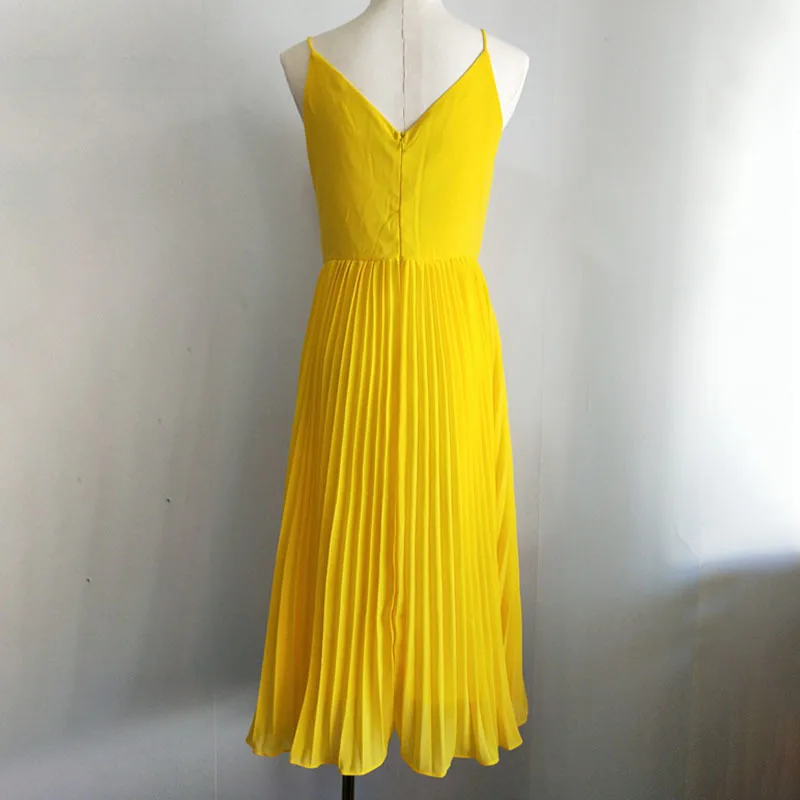 TWOTWINSTYLE летние пикантные Спагетти ремень вечерние платье Женский рукавов рюшами