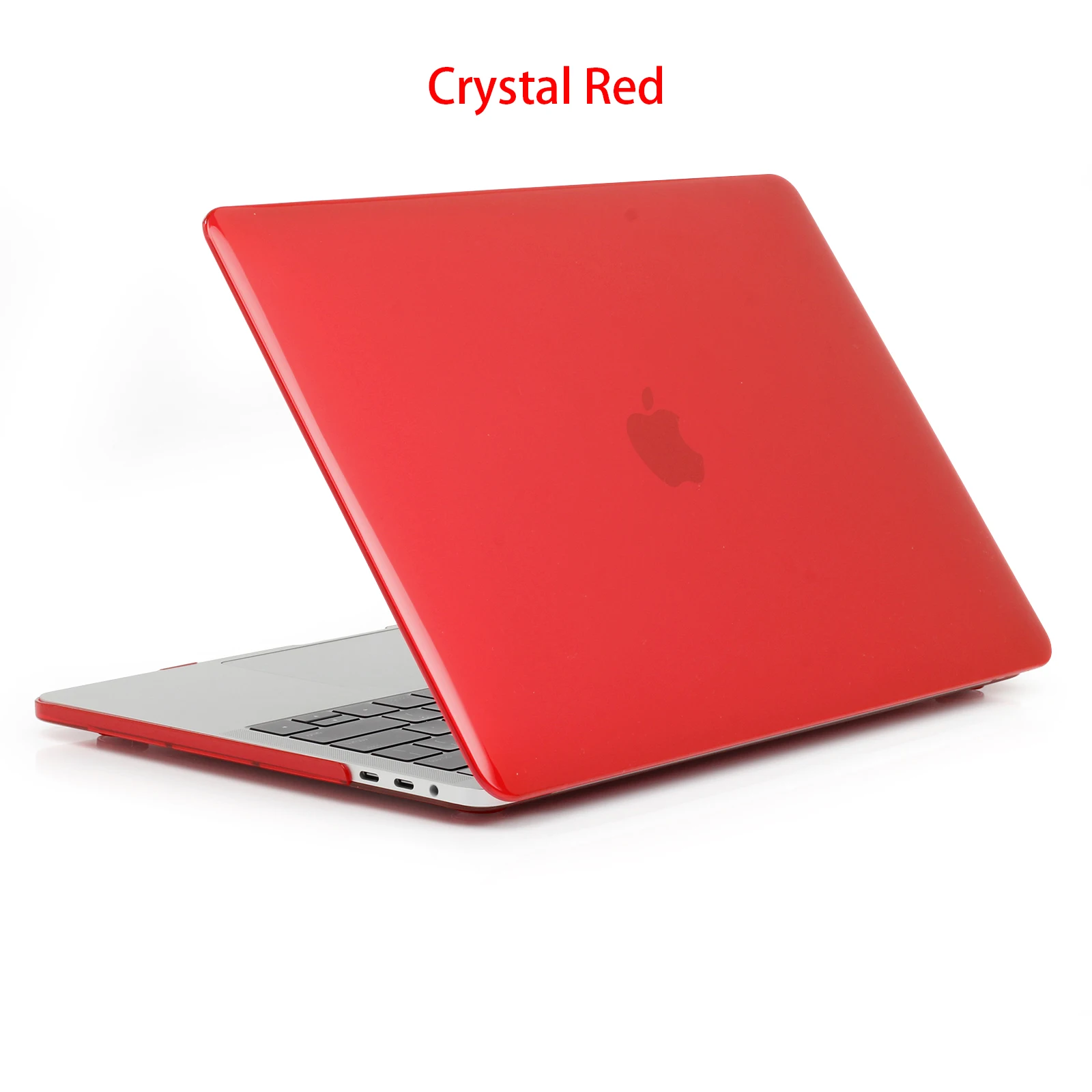 Кристально матовый чехол для ноутбука MacBook Air 13 Pro 15 retina 11 12 дюймов с сенсорной панелью матовый чехол A1706 A1707 A1990 A1932 A2159 - Цвет: Crystal Red