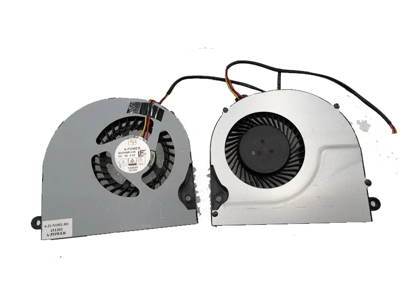 

New original cpu fan For Clevo P651SE P651SG P650SA P650SE Laptop CPU Cooling Fan cooler 6-31P6502-101 FG5B DFS501105FR0T