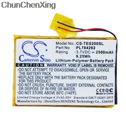 

Cameron Sino 2500mAh Battery PL784262 for TEASI One 2