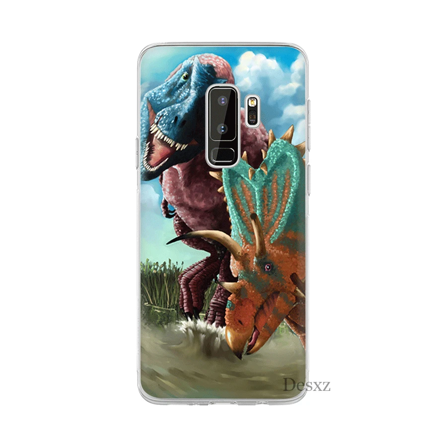 Жесткий чехол Desxz Dinosaur для Samsung A7 A9 A5 A3 A10 A30 A40 A50 A70 A8 A6 Plus | Мобильные телефоны и