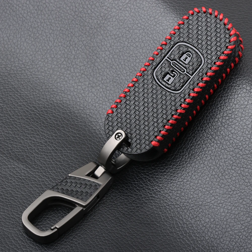 Автомобильный Стильный кожаный чехол из углеродного волокна для Mazda 3 6 CX 5 CX5 Atenza 7 9