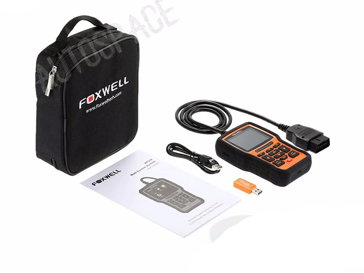 FOXWELL NT510 PRO полный Системы автомобиля OBD OBD2 инструмент диагностики ABS EPB SRS сброса