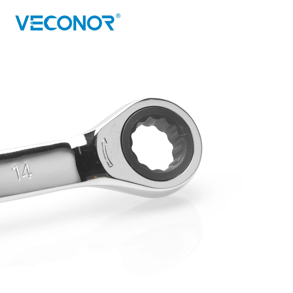 Veconor профессиональный двойной Трещоточный ключ 72T гаечный 17x19мм|ratchet wrench|spanner