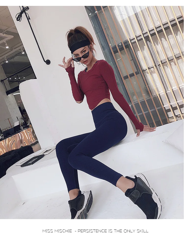 Брюки для йоги с высокой талией для женщин; Flex Dry-Fit; одежда для тренировок, фитнеса, тренажерного зала; бесшовные компрессионные обтягивающие спортивные Леггинсы Suqat
