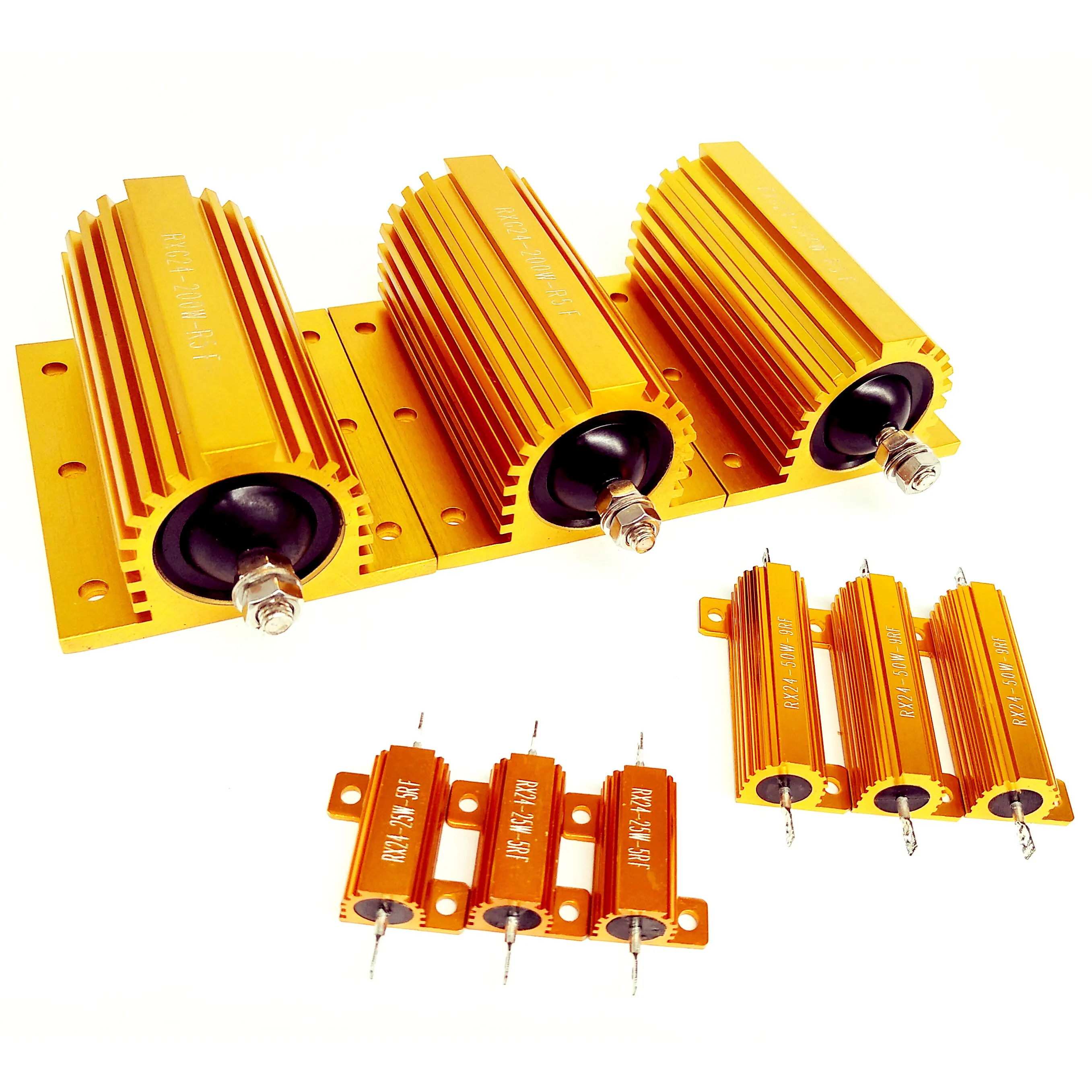 2 шт. RX24 100 Вт ватт 1R 2R 3R 4R 5R 6R 8R 10R 15R 20R 30R 40R 50R 100R 1K Ом светодиодный нагрузочный