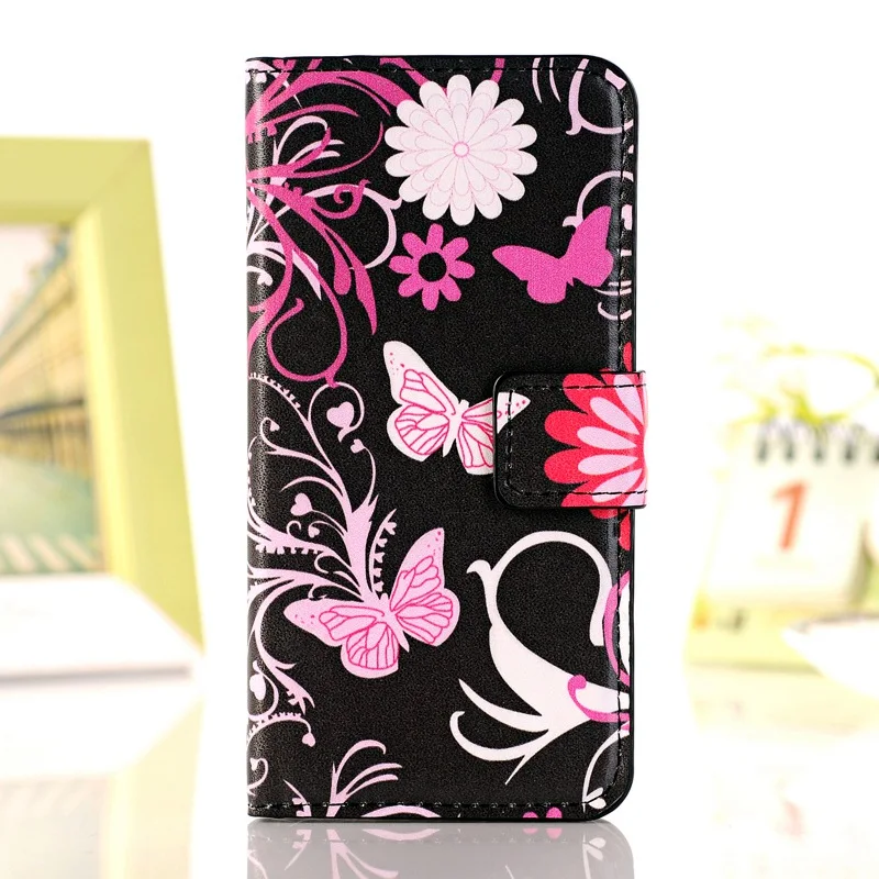 Black Butterfly Для huawei P7 P8 P9 P10 Lite Mini плюс Y3 Y5 II Y3II Y5II G7 G8 Y330 Y625 Y550 чехол-портмоне с откидной крышкой из кожи с мягкой силиконовый чехол Крышка - Цвет: Black Butterfly