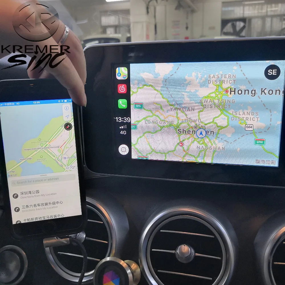 Послепродажный беспроводной Carplay смарт-бокс для Mercedes Benz E Class W212 E Coupe W207 NTG4.5 NTG5.0