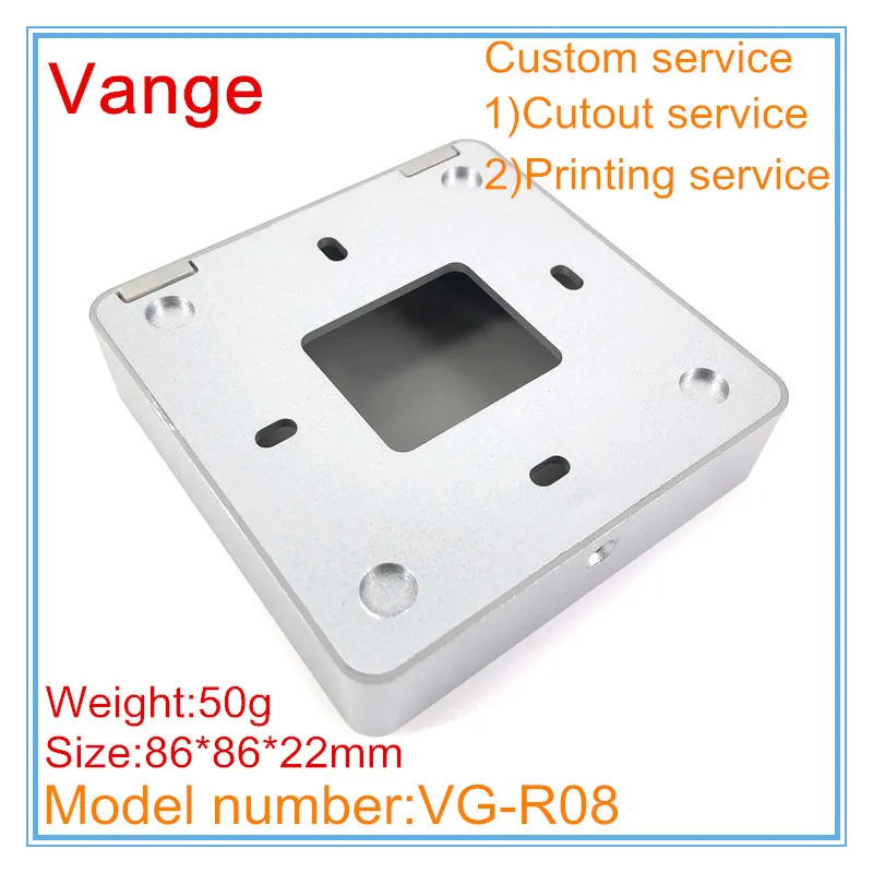 1pcs/lot 2016 new product IP54 ABS plastic project box 86*86*22mm for rfid access control door lock | Обустройство дома