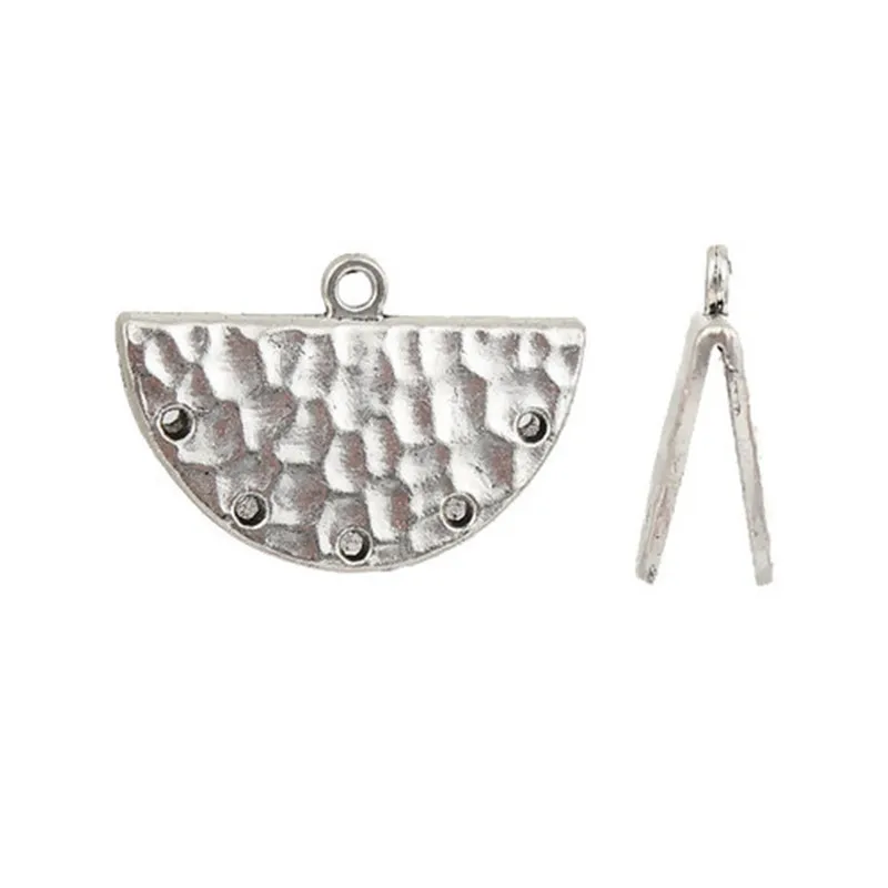 Заглушки для шнура DoreenBeads из цинкового сплава веерообразные ранцы изделий своими
