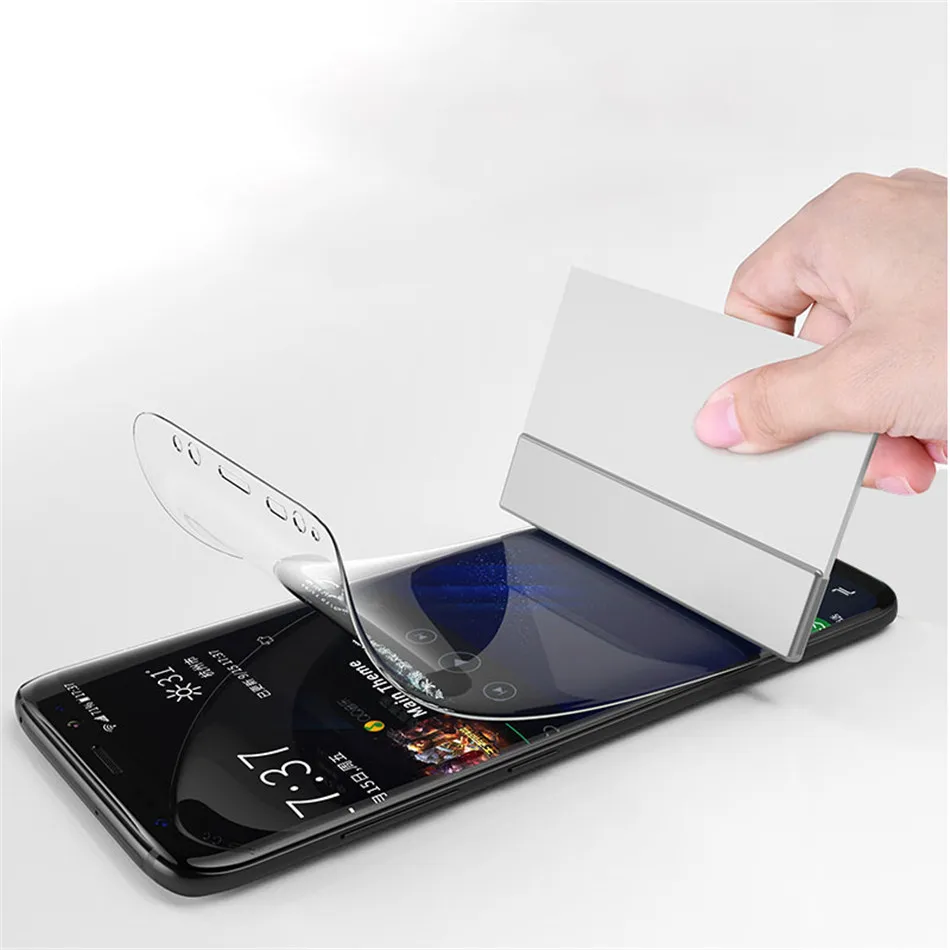 Гидрогелевая пленка для экрана для Samsung Galaxy A30 A50, полная защитная пленка для samsung S8 S9 s10 plus S10E M10 M20, защитная пленка