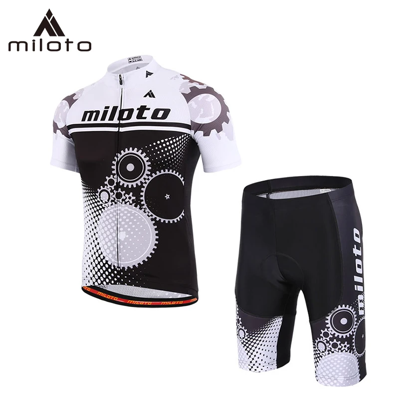 MILOTO 2019 профессиональная одежда для велоспорта велосипедная форма летний мужской