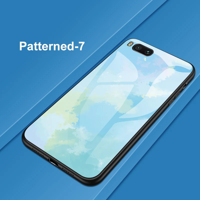 Pattern 07 Красочный чехол из закаленного стекла для телефона для huawei P30 P10 P20 Lite Коврики 10 20 Pro Nova 2 2i 3 3i Honor 10 8 9 Lite 8X 7C чехол Coque - Цвет: Pattern 07