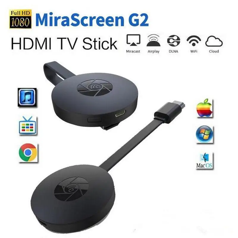 1080 p Mira Экран G2 ТВ Media трансляция DLNA Miracast зеркалирование Придерживайтесь цифровой