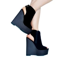 new wedges platform shoes women fashion summer peep open toe sandals height increasing high heels gladiator sandals