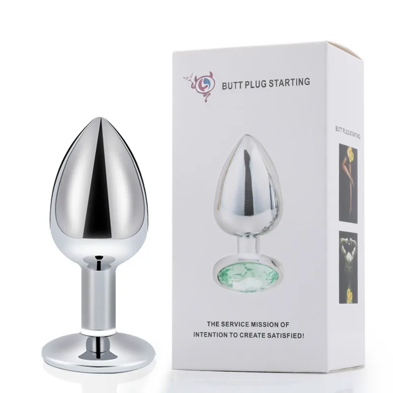 Anal Plug Heart Stainless Steel Crystal Butt Stimulator Sex Toys Prostate Massager Dildo сексигрушки sex shop 18 плюс | Красота