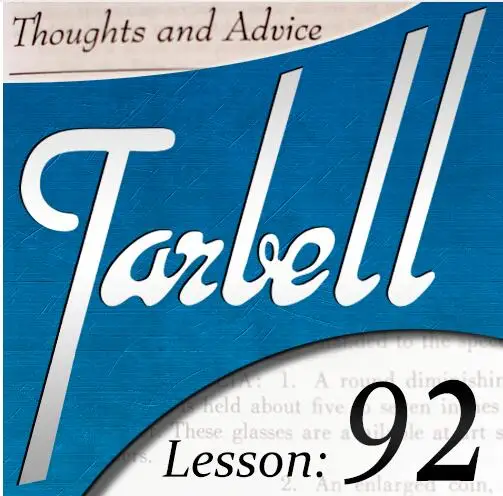 

Tarbell 92: мысли и советы, волшебные трюки
