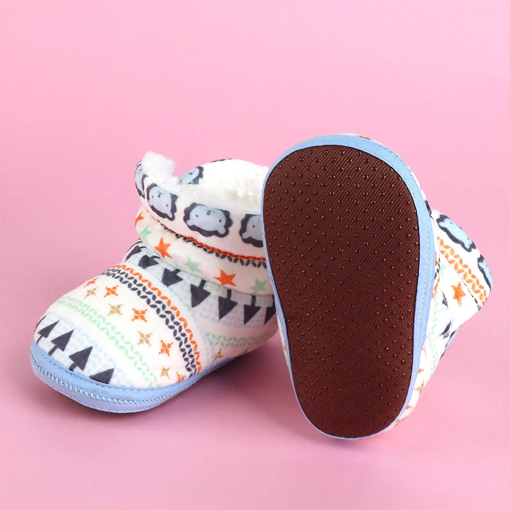 Изысканная обувь для младенцев малышей детей детская с хлопковой подкладкой