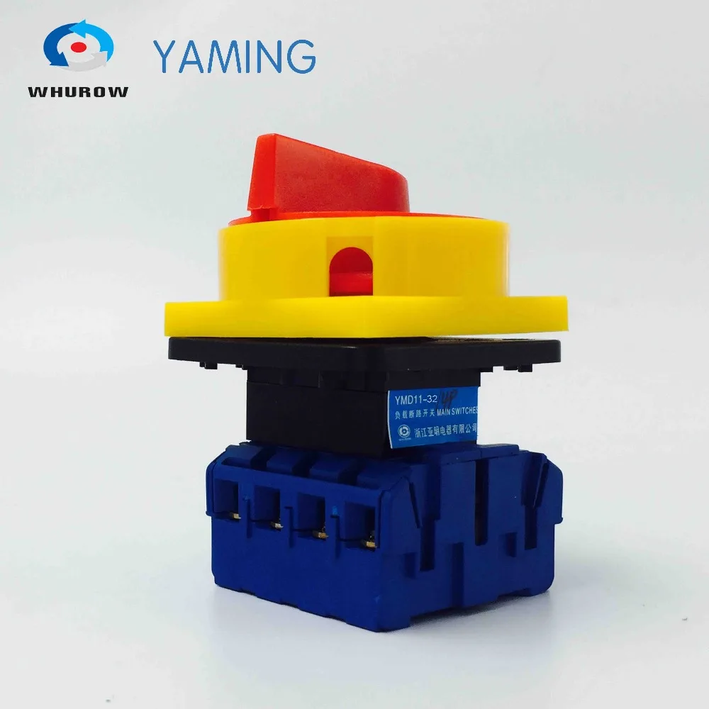 Изолирующий переключатель 32A 4P 2 позиционный вкл. Выкл. Ручной поворотный