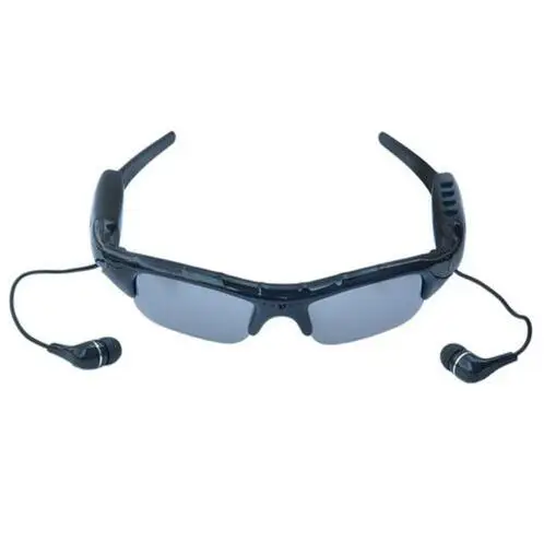 Kalemer носимых Камера очки спортивные солнцезащитные видеокамера MP3 плеер видео