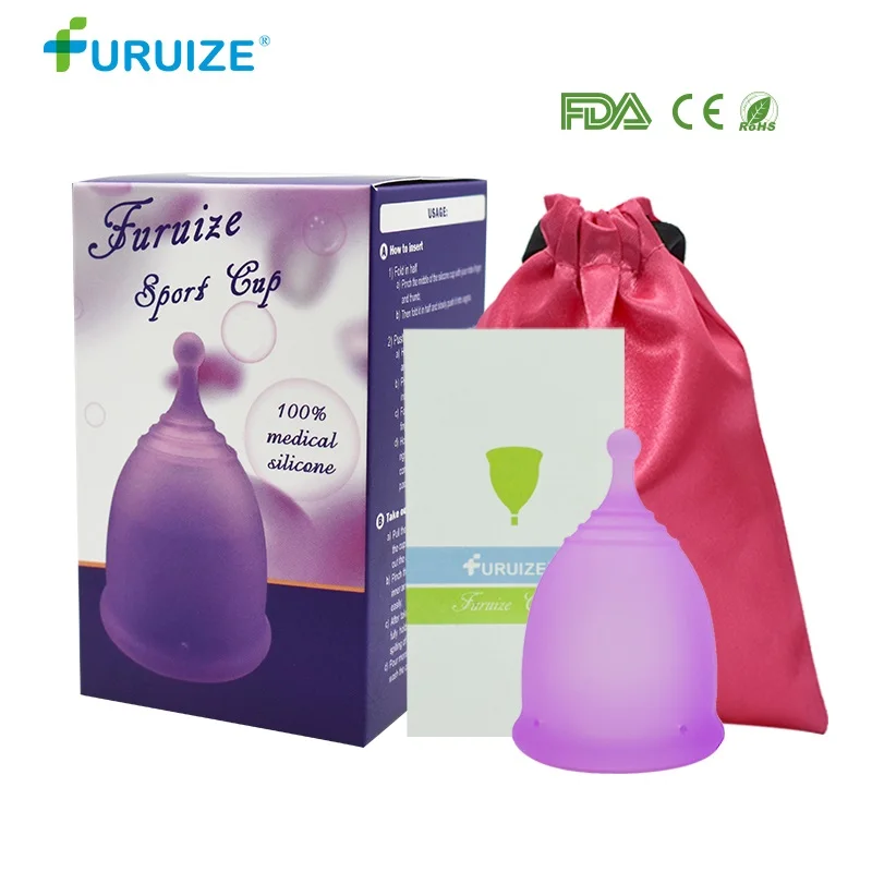 1pcs-bag-box-Purple Женская менструальная чашка Copa, женская гигиеническая менструальная чашка,, медицинский силикон, многоразовые женские чашки, поддержка, Прямая поставка - Цвет: 1pcs-bag-box-Purple