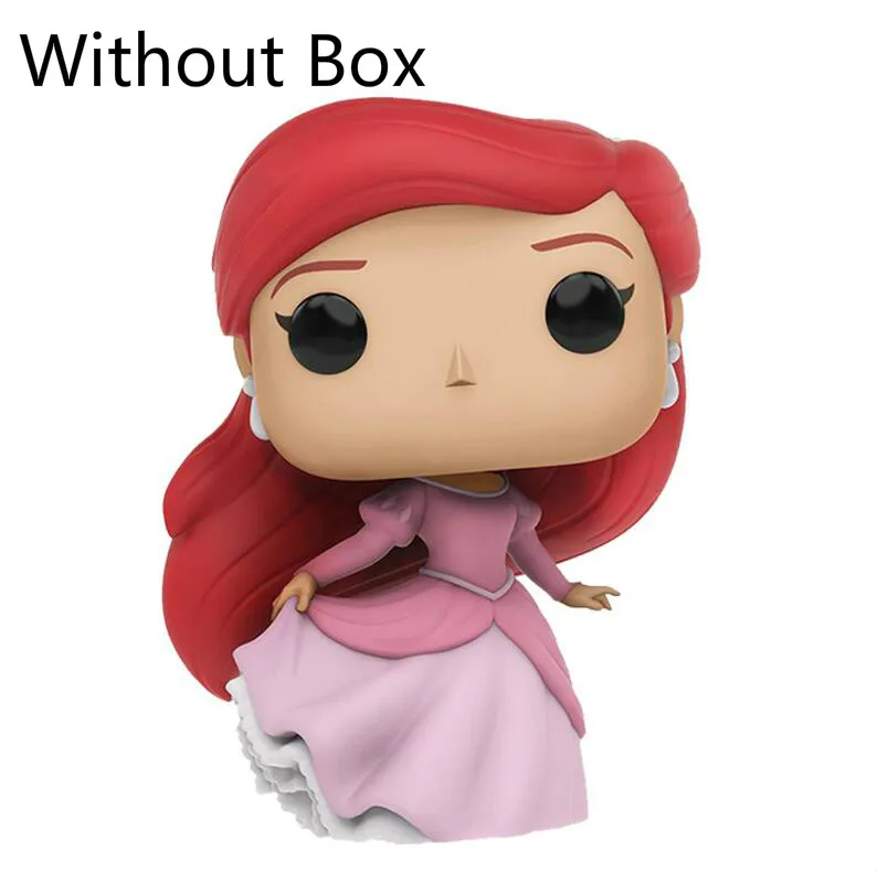 Funko Pop оригинальная мультяшная Принцесса Эльза Белл Алиса Анна Снежная Коллекция Модель игрушки Виниловая фигурка детские игрушки - Цвет: No Box