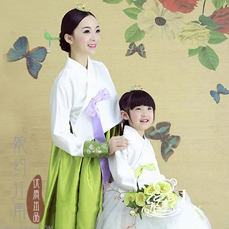 Tian Mi Zhan Fang Национальный Корейский Традиционный этнический костюм комплекты