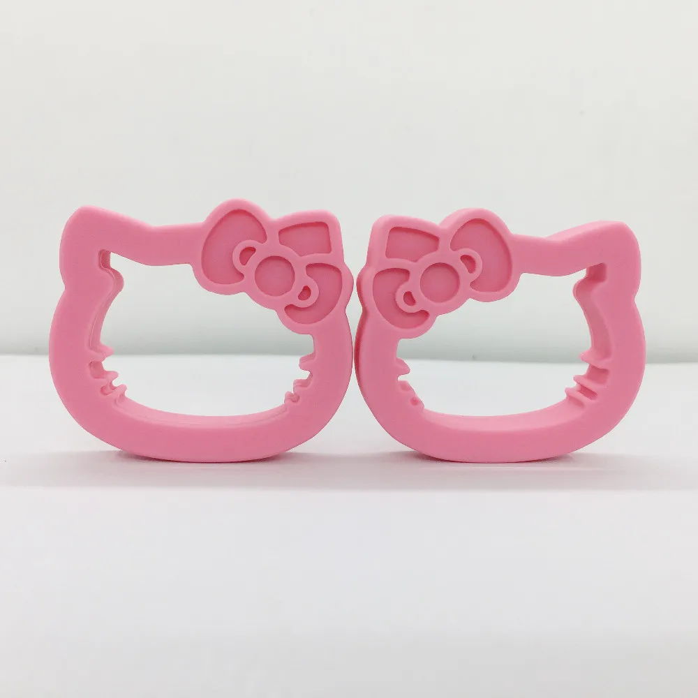 Новинка! 3 шт./лот смешанные цвета силиконовая Игрушка прорезыватель для зубов hello